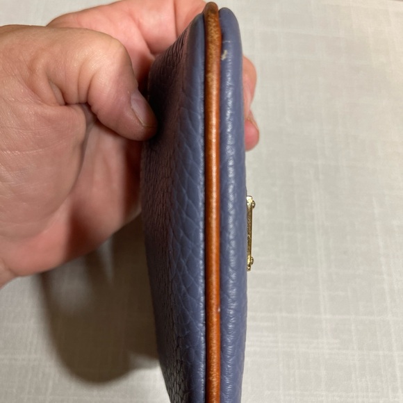 Dooney & Bourke Pre Owned Coin Key Change Card Liostick Pebbled Leather Wallet - Picture 10 of 16